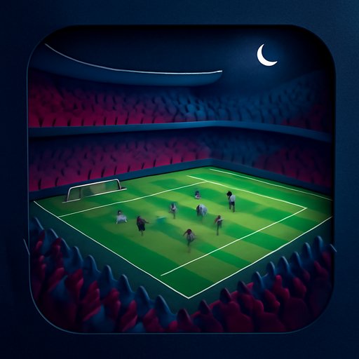 786bet night football screen